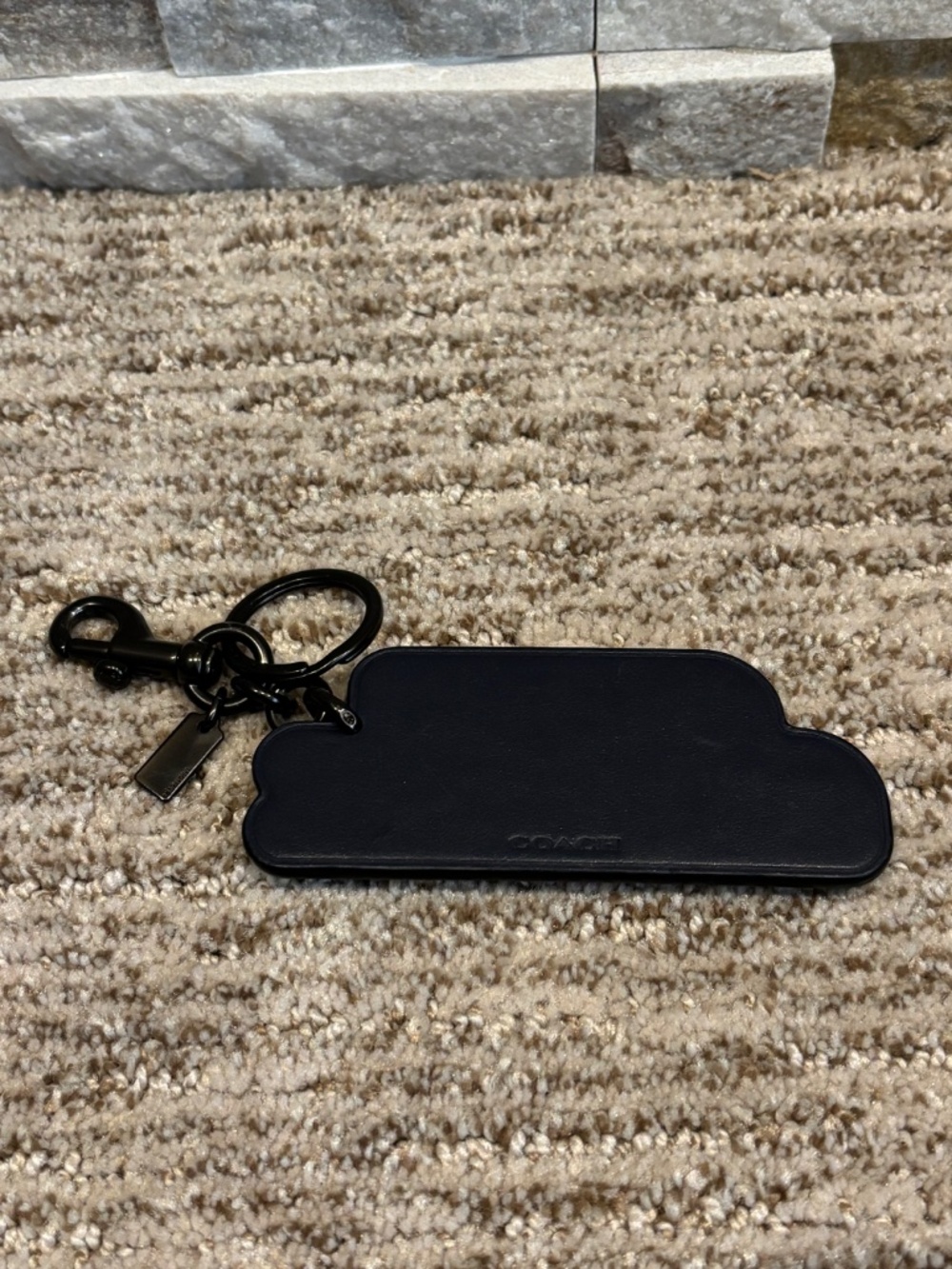 Coach NYC “80s Style” Logo Bag Clip/Keyring - Picture 3 of 8
